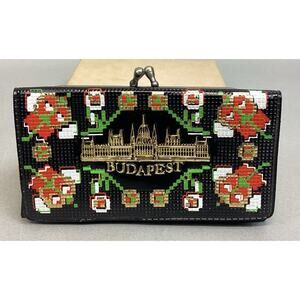 Rare Vintage Souvenir Wallet of Budapest Hungary & Hungarian Parliament